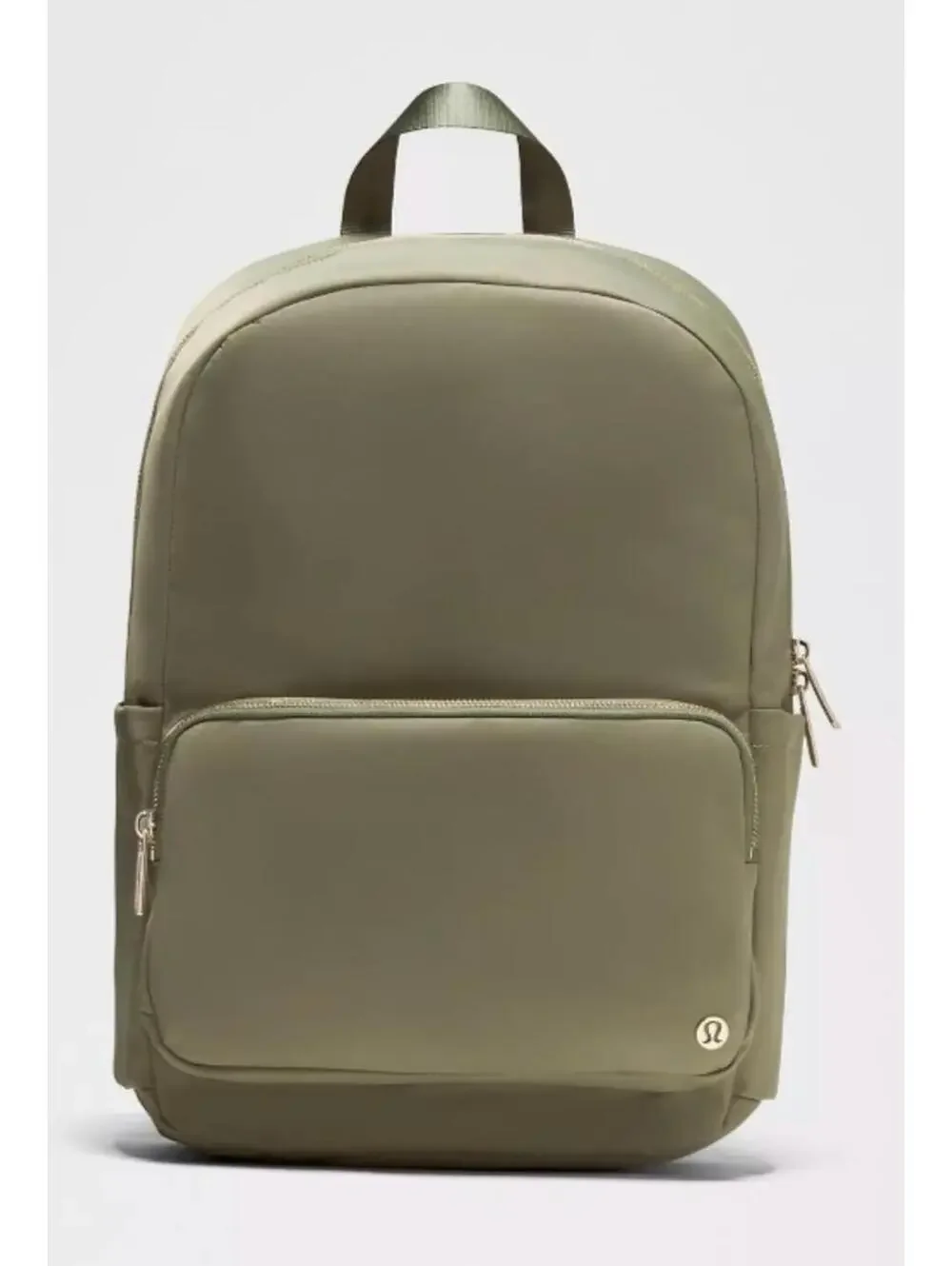 Lululemon Everywhere Backpack 22L Bay Leaf Gold Metal Hardware Travel Bag Unisex